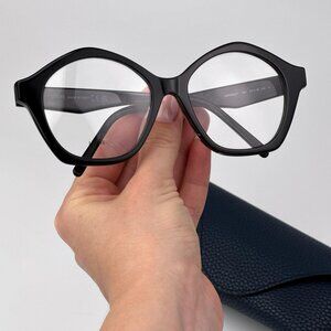 Loewe CURVY  LW50053F 001 Women NEW AUTHENTIC Eyeglasses Black Round